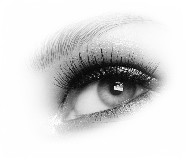 Black and white picture of an eye